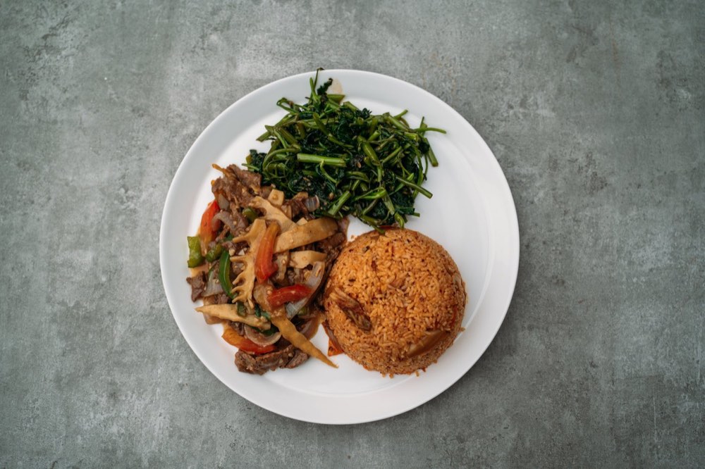 Beef, Bamboo Shoot & Kimchi Rice