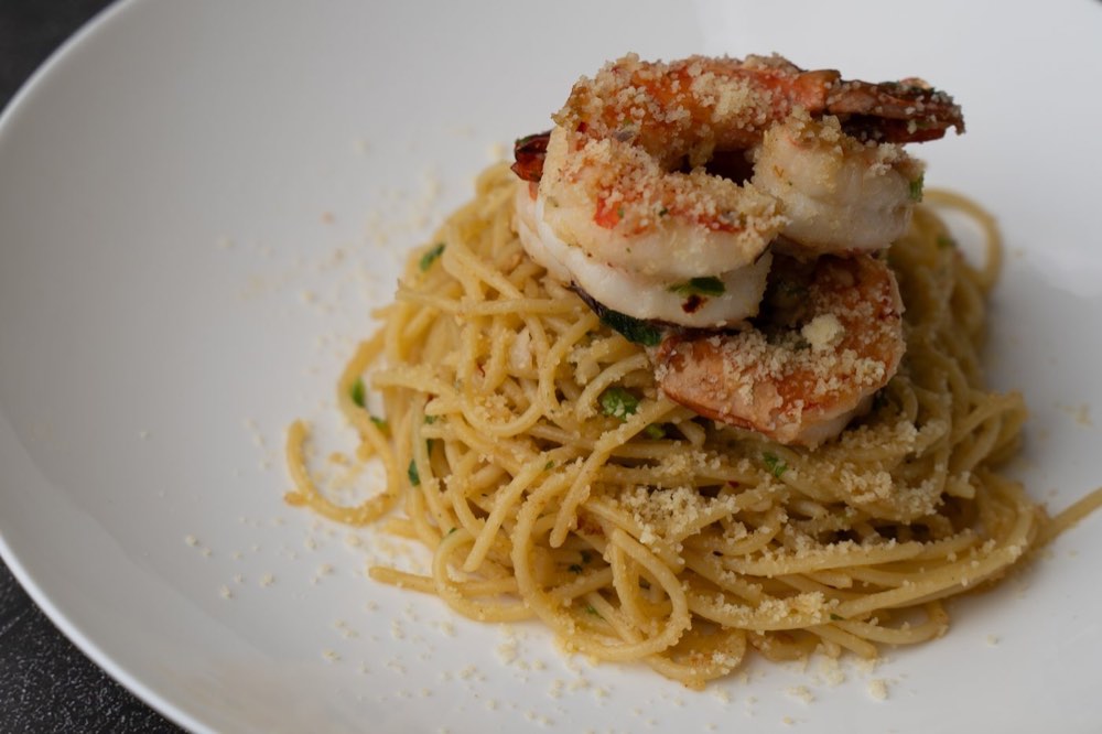 Prawn Aglio Olio