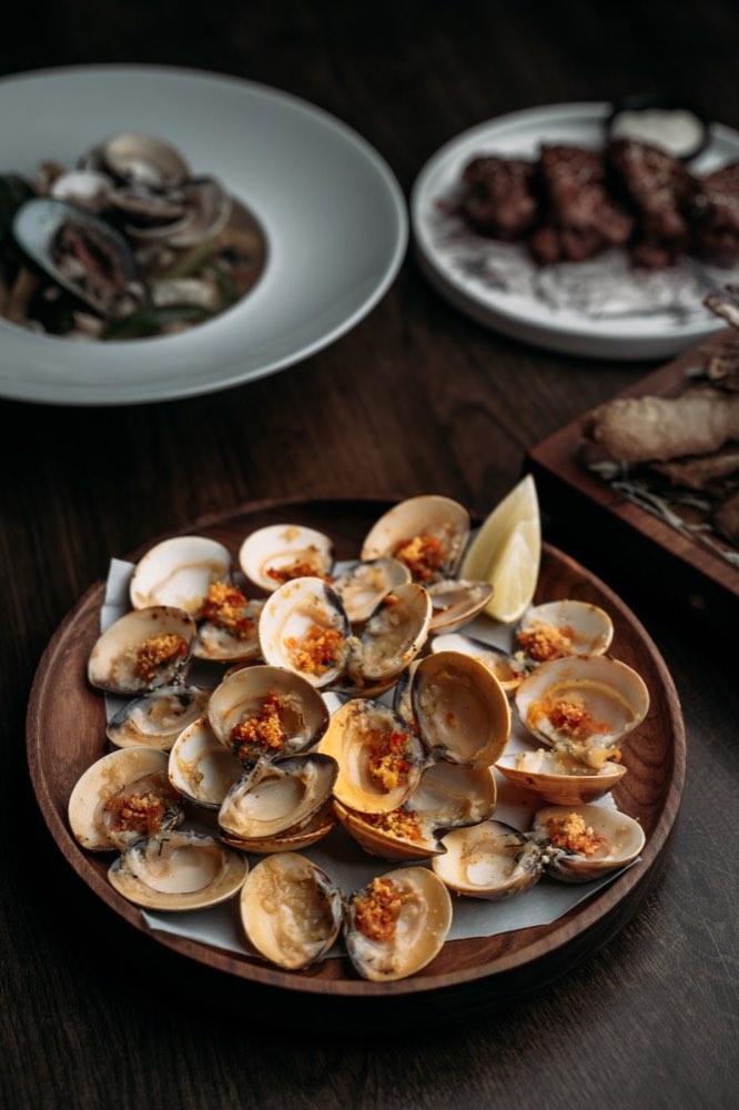 Clams Gratiné