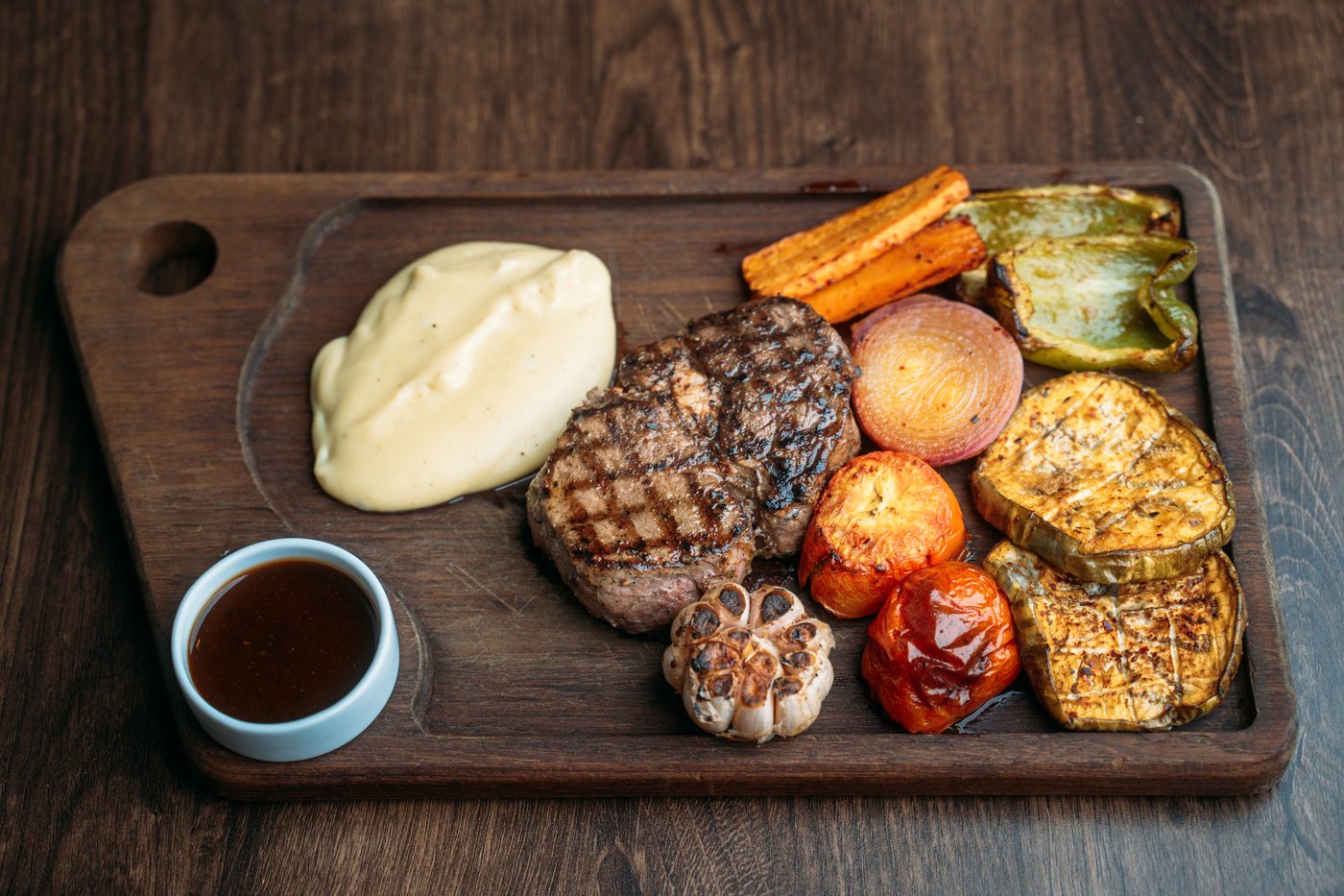 Hand-cut sirloin steak at SALT Bistro, Cox's Bazar