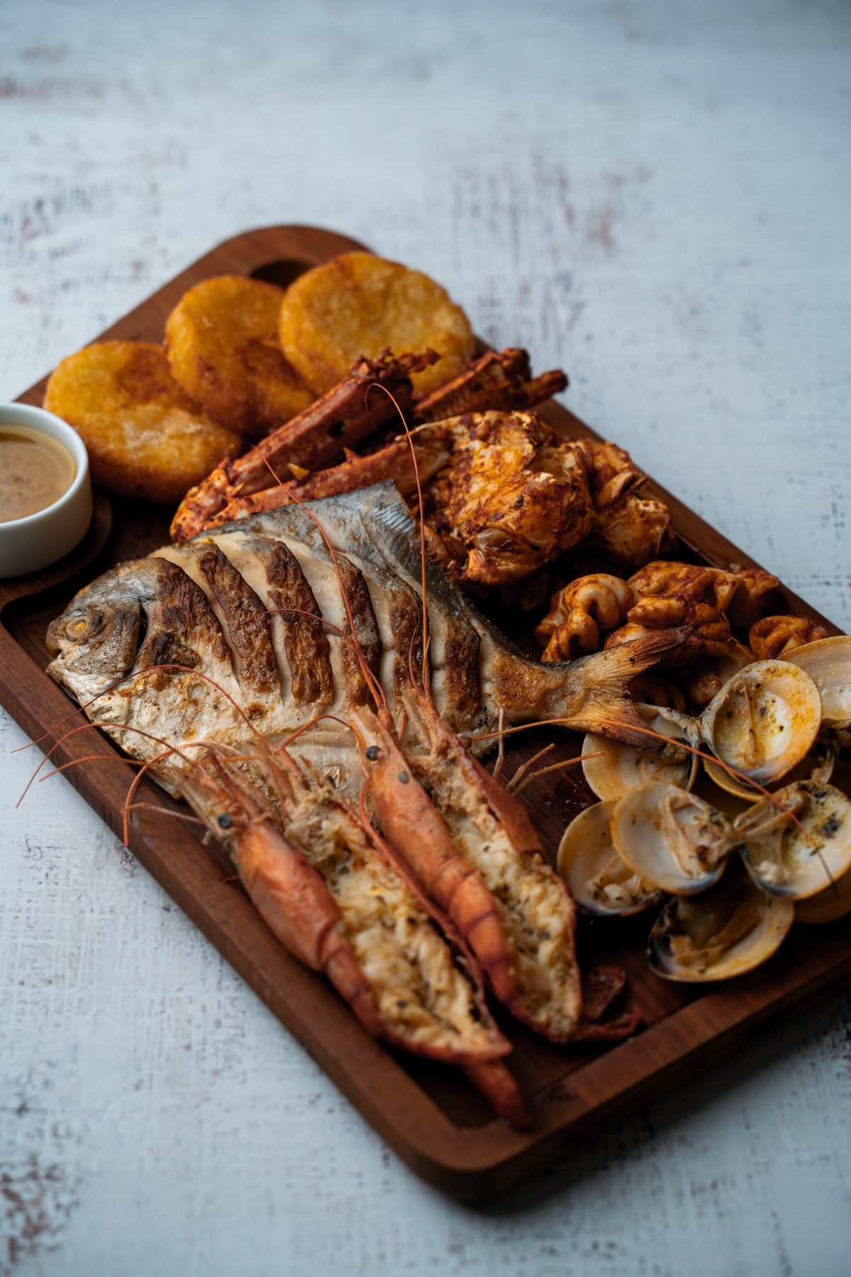 Salt Special seafood platter — best seafood in Cox's Bazar